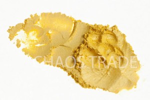 Yellow pearl pigment PP-ZO421