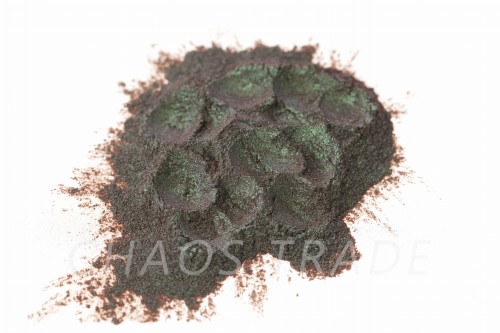 Blue purple yellow green chameleon pigment