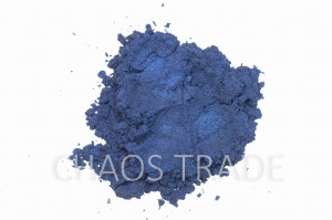 Navy blue 3D magnetic pearl pigment PP3D-GR225