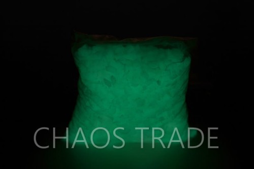 Aqua blue luminescent chippings gravel KJN 5-10